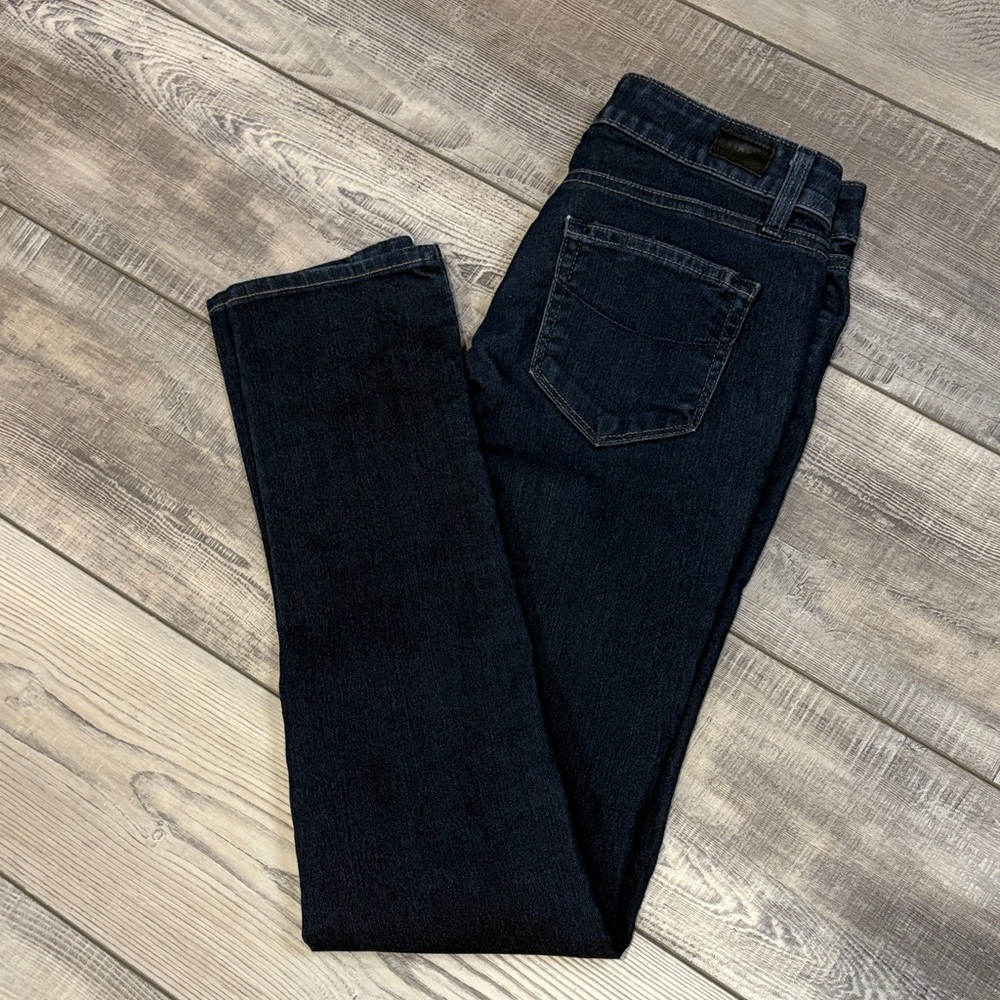 PAIGE Jeans Skyline Skinny Stretch Dark Blue EUC 26